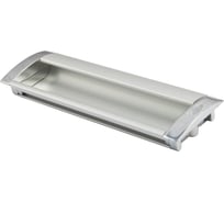 Врезная мебельная ручка AKS WPY 326 96 алюминий/хром 30630