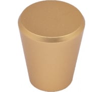 Мебельная ручка AKS BELL кнопка, металл, брашированное золото 80628