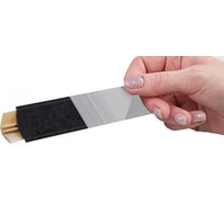 Плинтус KORNER LB 15(89) Мрамор Лацио черный 3,0 м 89 15-89