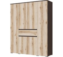 Спальня Арника Плейона Шкаф 4-х створчатый венге/дуб делано 00-00142947