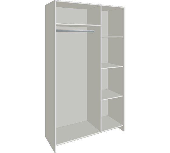 Шкаф Арника Соня СШ-3 3-х створ. 2,1x1,21x0,49м (венге+дуб мол.) 00-00144626