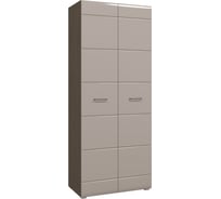 Шкаф Арника распашной Ненси, венге/капучино глянец Н1447068