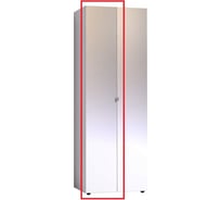 Шкаф для одежды Арника НОРВУД 54 (спальня) ФАСАД Зеркало (белый) 00-00024270
