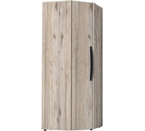 Шкаф угловой Арника Nature 156 (спальня) (Гаскон Пайн-Черный) 00-00026368