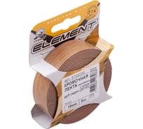 Кромочная меламиновая лента с клеем Element 19мм дуб седан 5 м 135210