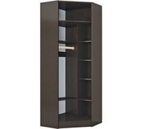 Спальня Арника Эрика шкаф угловой с зеркалом венге/дуб молочный 00-00003788