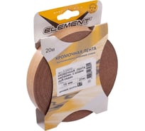 Кромочная меламиновая лента с клеем Element 19мм дуб седан 20 м 135220