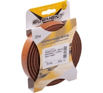 Кромочная меламиновая лента с клеем Element 19мм орех гварнери 20 м 127420