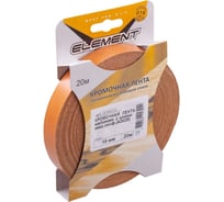Кромочная меламиновая лента с клеем Element 19мм вишня оксфорд 20 м 005310