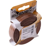 Кромочная меламиновая лента с клеем Element 19мм орех антик 20 м 393590