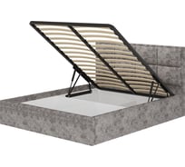 Кровать Арника 160x200 с подъемным механизмом Линда, грей Н1447120