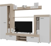 Гостиная Арника Дельта ЛДСП, Сонома - белый 00-00144350