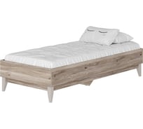 Кровать Арника 0,9 м Скандика КР-04 дуб смоки/кашемир 00-00161281