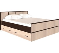 Кровать Арника с проложками ДСП Сакура LIGHT 140x200 Н001144