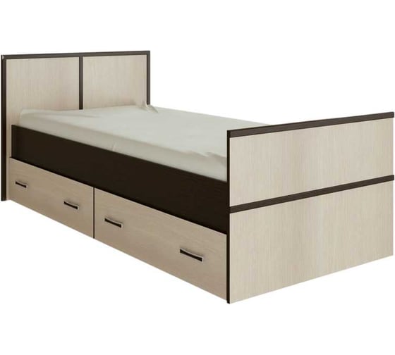 Кровать Арника с проложками ДСП Сакура LIGHT 90x200 Н001148 1