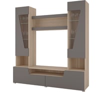 Стенка в гостиную Арника Анталия 2, сонома/графит Н145023