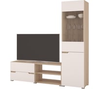 Стенка в гостиную Арника Анталия 1, сонома/белый Н145020