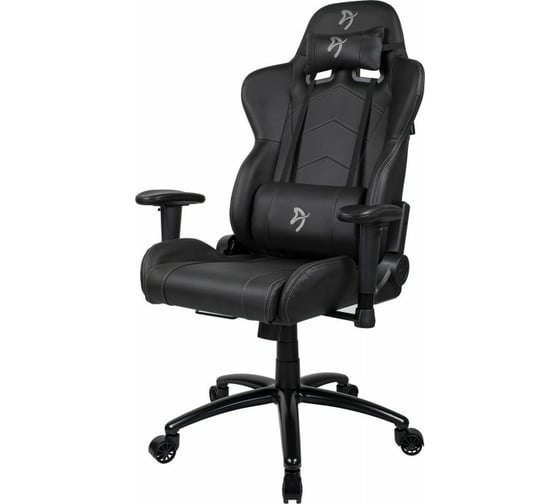 Компьютерное кресло Arozzi Inizio Black PU - Grey logo INIZIO-PU-BKGY