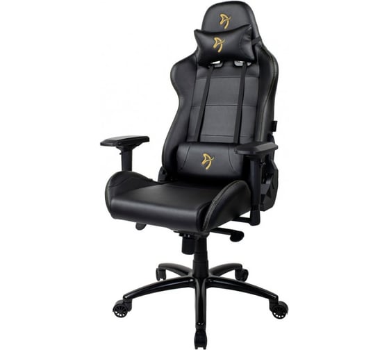 Компьютерное кресло Arozzi Verona Signature Black PU - Gold Logo VERONA-SIG-PU-GD 1