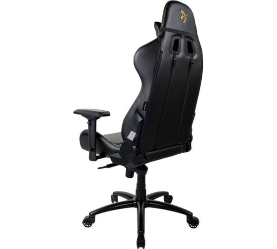 Компьютерное кресло Arozzi Verona Signature Black PU - Gold Logo VERONA-SIG-PU-GD