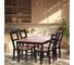 Обеденный комплект Tetchair Sonata dining set (стол + 4 стула) массив сосны, стол: 120x75x73 см, стул: 41x50x95 см, антик/чёрный 21795 7
