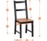 Обеденный комплект Tetchair Sonata dining set (стол + 4 стула) массив сосны, стол: 120x75x73 см, стул: 41x50x95 см, антик/чёрный 21795 8