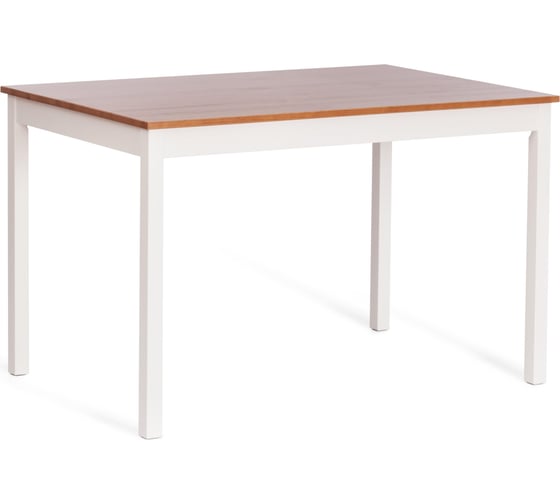 Обеденный комплект Tetchair Sonata dining set (стол + 4 стула) массив сосны, стол: 120x75x73 см, стул: 41x50x95 см, антик/белый 21794