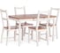 Обеденный комплект Tetchair Sonata dining set (стол + 4 стула) массив сосны, стол: 120x75x73 см, стул: 41x50x95 см, антик/белый 21794 1