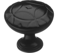 Ручка-кнопка KERRON матовый черный RK-103 BL