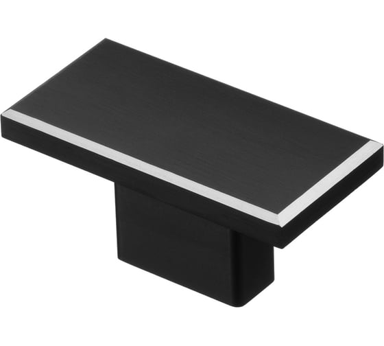 Ручка-кнопка KERRON 16 мм, матовый черный S-4130-16 BL