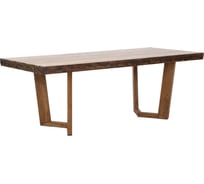 Стол обеденный Дарио т.004 (Светлый дуб с чёрной патиной) CASTOR Д-СТ-004