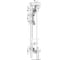 Комплект Hafele Slido Fold-Fo62 40A 1 двери 410.25.000 7