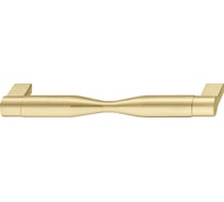 Мебельная ручка Hafele цинковая, латунь, шлифованная, 176x36 мм 106.69.402