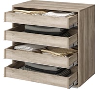 Комод Арника Наоми КМ-09 дуб каньон/графит 00-00025929