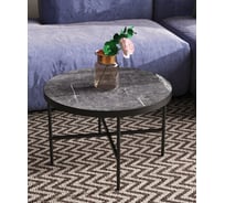 Кофейный столик Callisto mobili круглый Торос черный М011.1А59