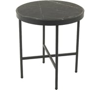 Журнальный столик Callisto mobili круглый Торос черный Дуб бомонт лофт М011.0А59