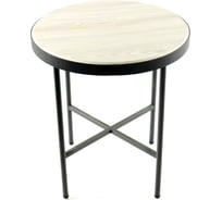 Журнальный столик Callisto mobili круглый Дуб мадейра топаз Дуб бомонт лофт М011.0А54