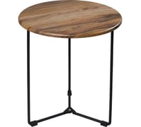 Журнальный столик Callisto mobili круглый Дуб бомонт лофт М019.0А52