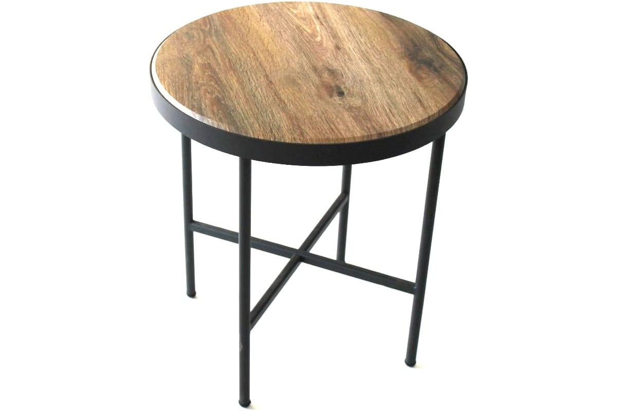 Журнальный столик Callisto mobili круглый Дуб бомонт лофт М011.0А52 ...