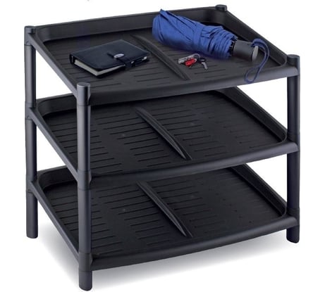 Этажерка Полимербыт ELIT для обуви 3 полки 4389003