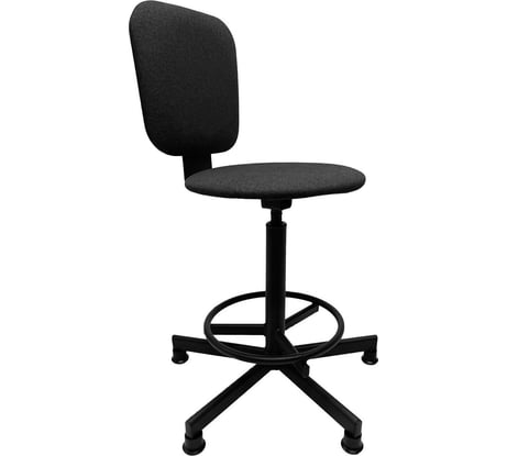 Стул кресло кассира ОФИСМАГ ресепшн РС37, без подлокотников, ткань, темно-серый, ш/к 54771 533064