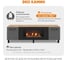 Тумба универсальная Lux Fire Байкал Р с ножками 1600, дуб вотан/графит матовый с биокамином 900 ТУБР1600ДВГ 6