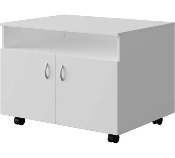 Тумба для оргтехники Альянс мебель ХИТ 800x600x600 К-6 Белый 1