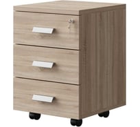 Тумба выкатная Альянс мебель с замком 430x450x610 ТМ Дуб экспрессив песочный