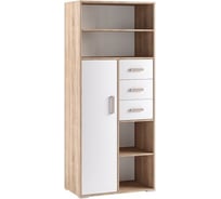 Книжный стеллаж Арника Бланка белый Н000275