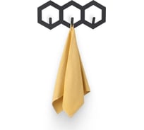 Вешалка настенная Домарт СОТЫ 3 черный 171136