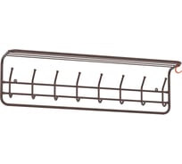 Вешалка с полкой ЗМИ 100 коричневый ВСП 169 КОР