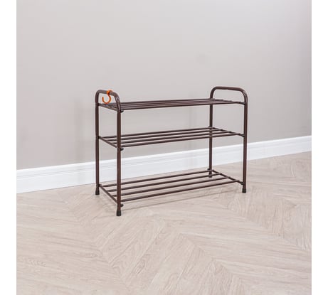 Подставка для обуви ЗМИ "Альфа 23" коричневый ПДОА23 КОР