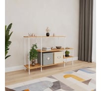 Этажерка ЗМИ 64 "НеШкаф" системы открытого хранения, белый ЭТНШ64 Б