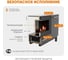 Тумба ТВ Lux Fire Амур напольная 1400 матовая, графит с биокамином 600 ТП-600Г-1400х650х316 5
